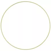 Anilla para montaje y tejido redondo 60 mm de latón bruto