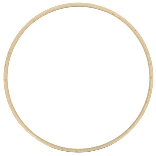 Anillo redondo de montaje y tejido de 35 mm en latón bruto x1