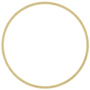 Anilla para montaje y tejido redondo 32 mm de latón bruto|raw }}