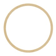 Anilla para montaje y tejido redondo 20 mm de latón bruto