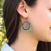 Anilla para montaje y tejido redondo 20 mm de latón bruto