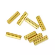 Bugles Miyuki 6 mm BGL-191 - 24kt Gold Plated x5g