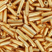 Bugles Miyuki 6 mm BGL-1053 - Galvanized Gold Metallic x10g