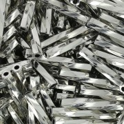 Bugles Twist Miyuki 12 mm TW2012-0194 - Palladium Plated x5g|raw }}