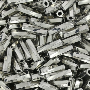Bugles Twist Miyuki 6 mm TW-0194 - Palladium Plated x5g