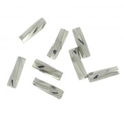 Bugles Twist Miyuki 6 mm TW-0194 - Palladium Plated x5g