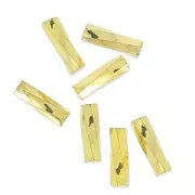 Bugles Twist Miyuki 6 mm TW-0193 - 24kt Gold Light Plated x5g