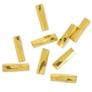 Bugles Twist Miyuki 6 mm TW-0191 - 24kt Gold Plated x5g