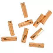 Bugles Twist Miyuki 6 mm TW-1053 - Galvanized Gold Metallic x10g