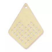 Colgante rombo de madera bruto a personalizar 53 mm para punto de cruz