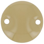Entrepieza de metal redonda 2 agujeros resina epoxi 10 mm Kaki x5|raw }}