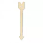 Colgante flecha de madera bruto para pintar 60 mm para creación DIY