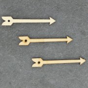 Colgante flecha de madera bruto para pintar 60 mm para creación DIY