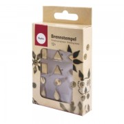 12 terminales pirograbador (punzones) cuadrado/triángulo/círculos/tríangulos/rombo/gotas