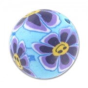Redondas Fimo 15 mm azul/viola x5|raw }}