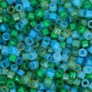 Miyuki Delica 11/0 DB2067 - Lumino s Mermaid Waters Mix x8g|raw }}