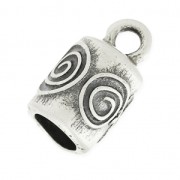 Terminal para cordón 8.8 mm plateado v.