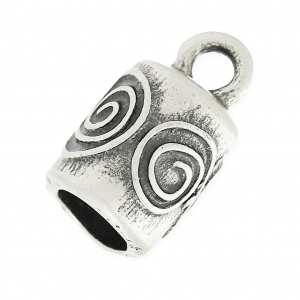 Terminal para cordón 8.8 mm plateado v.