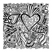 Placa de textura Cernit para arcilla polimérica 9 cm Corazones x1