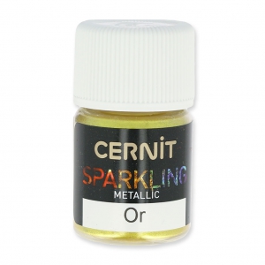 Polvo de mica para arcilla polimérica Cernit Sparkling Metallic Or 050 x5g