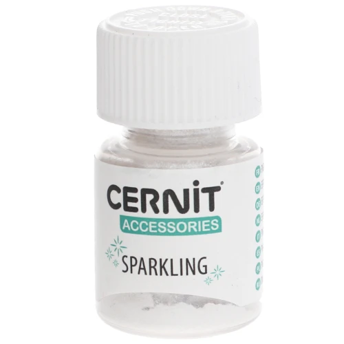 Polvo de mica para arcilla polimérica Cernit Sparkling Metallic Argent 080 x5g