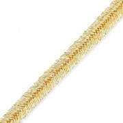 Trencilla Shiri metal Fabricación Italiana 3 mm Dorado x1m
