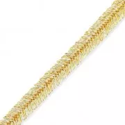 Trencilla Shiri metal Fabricación Italiana 3 mm Dorado x1m