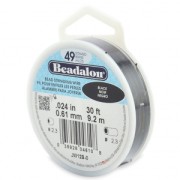 Hilo de Alambre 49 hebras 0.61 mm Negro x 9,2 m