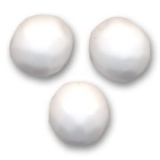 Facetadas 12 mm Opaque White x5|raw }}