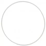 Anilla para montaje y tejido redondo 60 mm rodiado