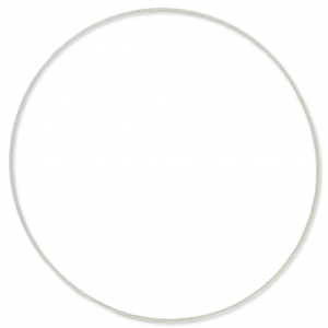 Anilla para montaje y tejido redondo 60 mm rodiado