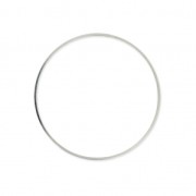 Anilla para montaje y tejido redondo 40 mm rodiado|raw }}