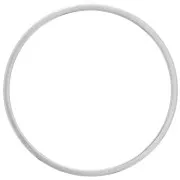 Anilla para montaje y tejido redondo 25 mm - Plateado x1