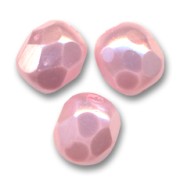 Facetadas 6 mm Rose Pearl x25