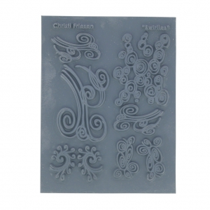 Christi Friesen - Hojas de textura para arcilla polimérica - Swirlys