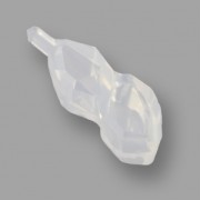 Molde de silicona para hacer 2 colgantes de resina 23.7x13.8x11.8mm Gem