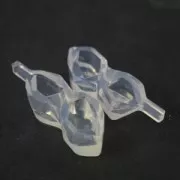 Molde de silicona para hacer 2 colgantes de resina 23.7x13.8x11.8mm Gem