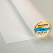 Fliselina tejida fina termoadhesiva y bi-stretch G785 Blancoo x10cm