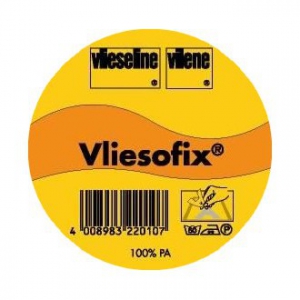 Fliselina Vliesofix doble cara termoadhesivo 90cm Blanco x 10cm