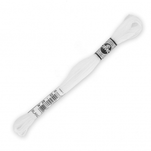 Hilo para bordar DMC Spécial 107 grosor 25 Blanco (BLANC) x32m