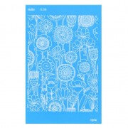 Silk Screen Moiko 74x105 mm - Diseño flores retro 6.06|raw }}