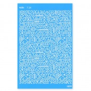 Silk Screen Moiko 74x105 mm - Diseño laberinto  7.24