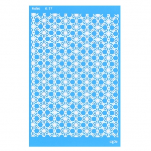 Silk Screen Moiko 74x105 mm - Diseño azulejo de cemento 6.17