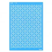 Silk Screen Moiko 74x105 mm - Diseño azulejo de cemento 7.34