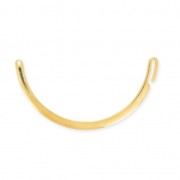 Media pulsera a personalizar con gancho para cordon 1mm Dorado con oro fino|raw }}