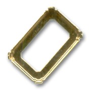 Engaste PureCrystal 4627 27x18,5 mm dorado|raw }}