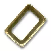 Engaste PureCrystal 4627 27x18,5 mm dorado