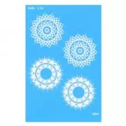 Silk Screen Moiko 74x105 mm - Diseño mandalas 2.04