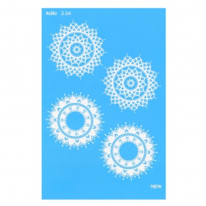 Silk Screen Moiko 74x105 mm - Diseño mandalas 2.04