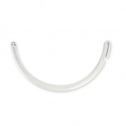 Media pulsera a personalizar con gancho para cordon 1mm plateado antiguo|raw }}